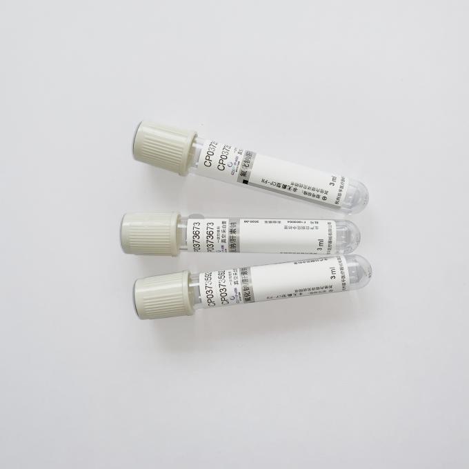 Customized Glucose Blood Tube Grey Color vacuum blood colletion tube Tubes Eco Friendly