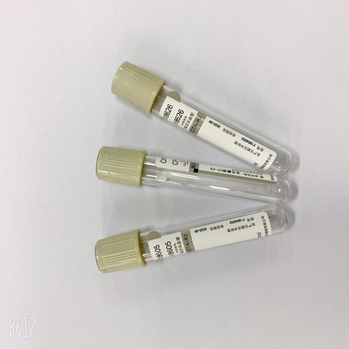 Sterile Glucose Blood Tube Potassium Oxalate Sodium Fluoride Additive