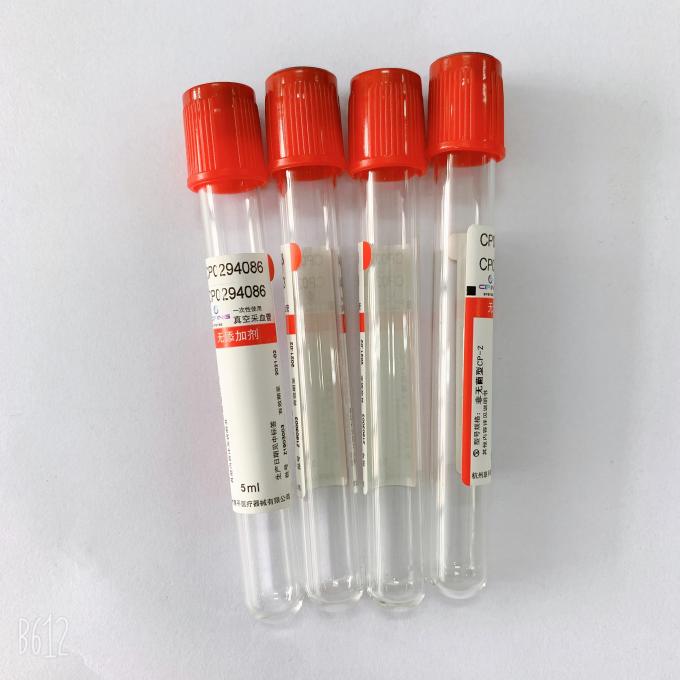 Single Use Plain Blood Collection Tube With Blood Collection Butterfly 