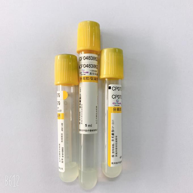 Professional Gel And Clot Activator Tube Vacuum Blood Collection Tube