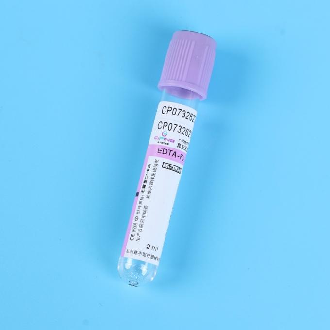 Lavender Top Blood Collection Tube High Anticoagulating Efficiency 1ml