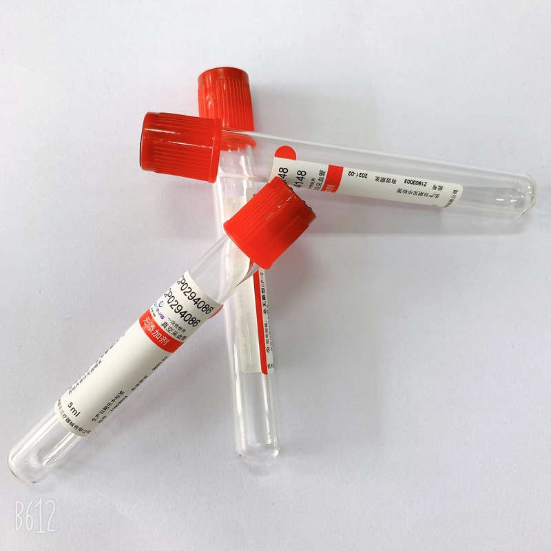 Single Use Plain Blood Collection Tube With Blood