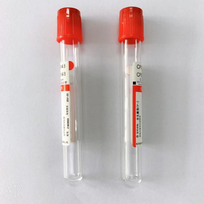 Professional Vacuum Plain Blood Collection Tube CE ISO 13458 Approved