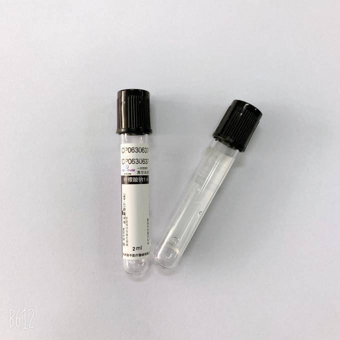 Mini ESR Tube Blood Sample Bottles 1.28ml Accurate Vacuum Draw Volume