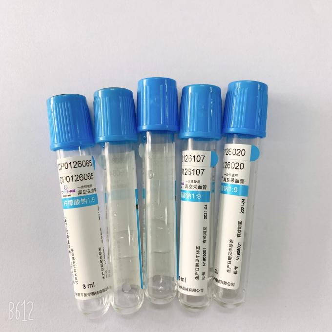 Professional Sodium Citrate Blood Tube Laboratory Coagulation Test Use