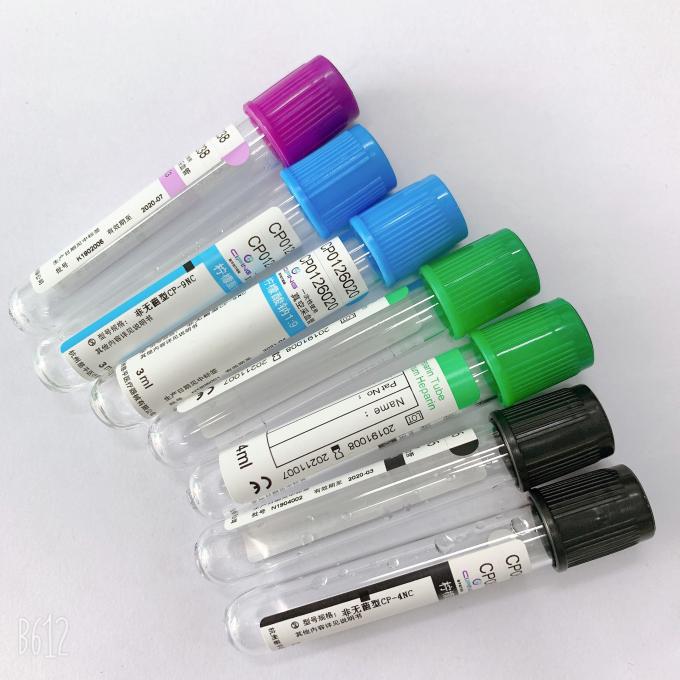 Sterile 5ml Blood Test Tube Anticoagulant Of Serum Sample Tube Blue Top