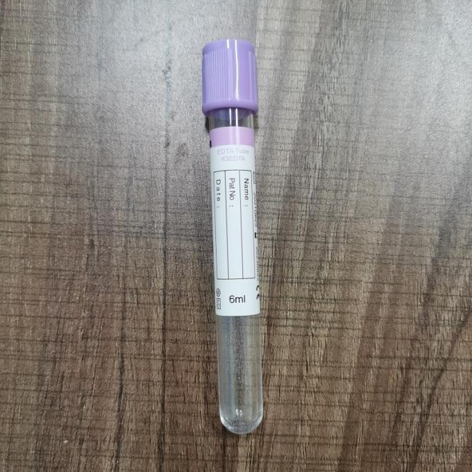 1ml 10ml Lavender Top Blood Draw Tubes CE Approval For Blood Cell