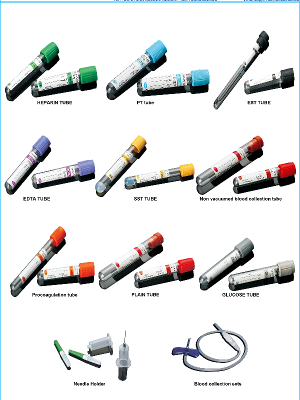 PET Glass Vacuum Serum Blood Collection Tube With Pro Coagulation Activator