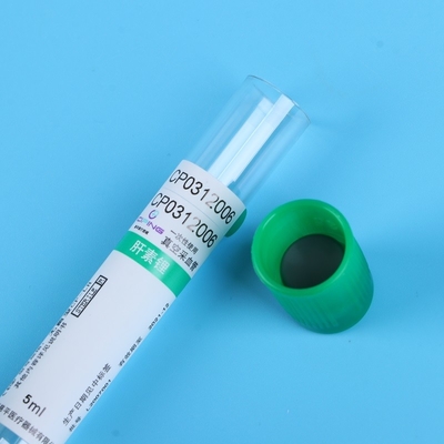 3 - 10ml Green Top Heparin Tube Anticoagulant Rapidly Plasma Specimen