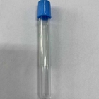 PT Vacuum Blood Collection Tube Blue Cap Glass Plastic Material
