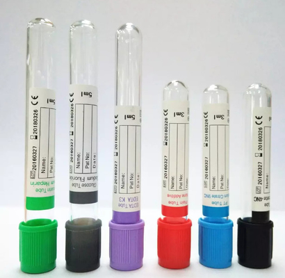 Custom Sterile Vacuum Blood Collection Tube For Plasma Specimen Draw Volume 1-10ml From Disposable Medical Supplies