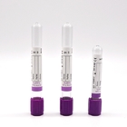 Medical Consumables Glass EDTA Tube PET Lavender K2 K3 Disposable Vacuum Blood Collection