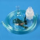 Single Use Medical Nebulizer PVC Transparent Oxygen Mask With Tubing