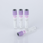 Medical Purple Vacuum / Non Vacuum K3 EDTA Blood Collection Tube For Single Use