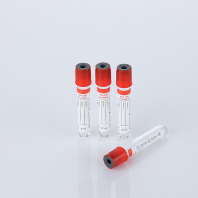 Medical Consumables No Additive Tube 1 - 10ml Vacuum Blood Collection Plain Tube