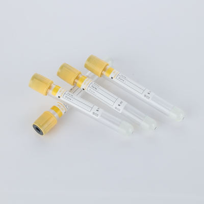 Safe Medical Vacuum Blood Collection Tube 1 - 10ml Gel Tube With Yellow Top