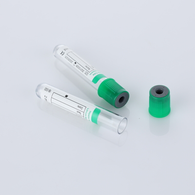 Medical Single Use Lithium Heparin Tube Vacuum Blood Collection Test Tubes