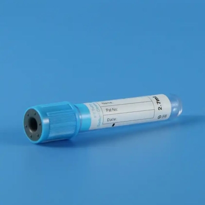 Laboratory Test Sodium Citrate Vacuum Blood Collection PT Tube With Blue Top