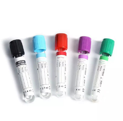 Vacuume Blood Collection Tubes  Lab Vacuum Collecting Tube for Lab Test Tubes EDTA 100 Pcs Wrap Packaging