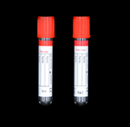 red top No Additive plain disposable hospital medical test vacuum single use serum blood collection tube