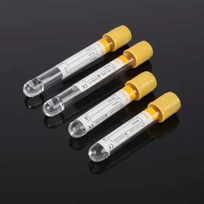 Medical Vacuum Blood Collection Gel Tube With Yellow Top And 1-10ml Draw Volume OEM Accepted