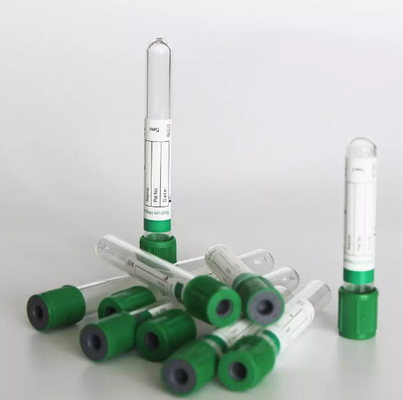 Customized Size Vacuum Blood Collection Tube for Routine Chemistry Tests Lithium Heparin Tube