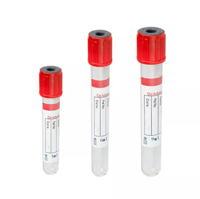 Plain Blood Collection Tube with Various Volumes and Sizes for Different Tests