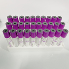 Sterile Vacuum EDTA Tube With Stopper Purple Top Vacutainer Leakage Proof