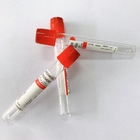Red Clinical Plain 3ml Blood Collection Tube Disposable