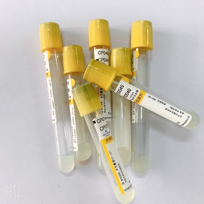 Medical Clinical Gel And Clot Activator Tube Blood Collection And Storage