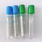 Medical  Lab Use Blood Sample Bottles Green Blue Color For Blood Collection