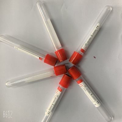 Disposable Venous 16*100 Red Top Serum Tubes Without Needle