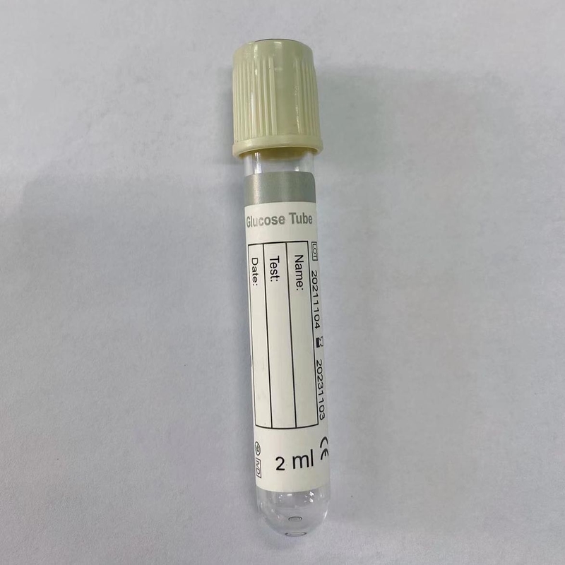 Grey Cap Glucose Tube With Sodium Fluoride EDTA Heparin Tube 1 - 10ml