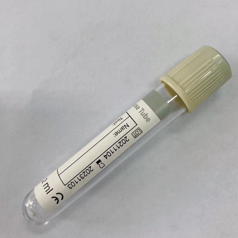 Sodium Fluoride Tube For Glucose EDTA Heparin Tube Grey Cap