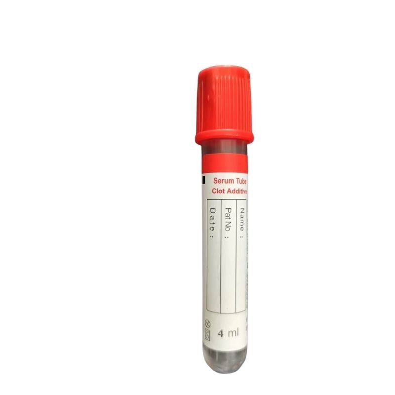 Laboratory Blood Collection Plain Tube 10 Ml Blood No Additives