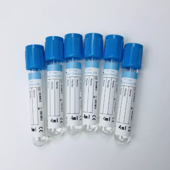 3.2% Sodium Citrate PT Blood Collection Tube Blue Vacuum CE ISO13485