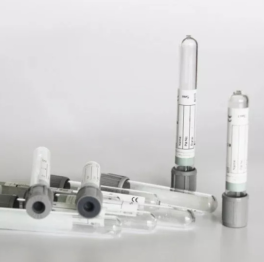 Customized Capacity Gray Top Disposable Vacuum Blood Collection Tube For Hospital