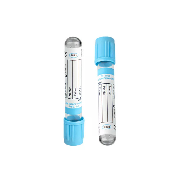 Medical Consumables Disposable Vacuum Blood Collection PT Tube With Blue Cap