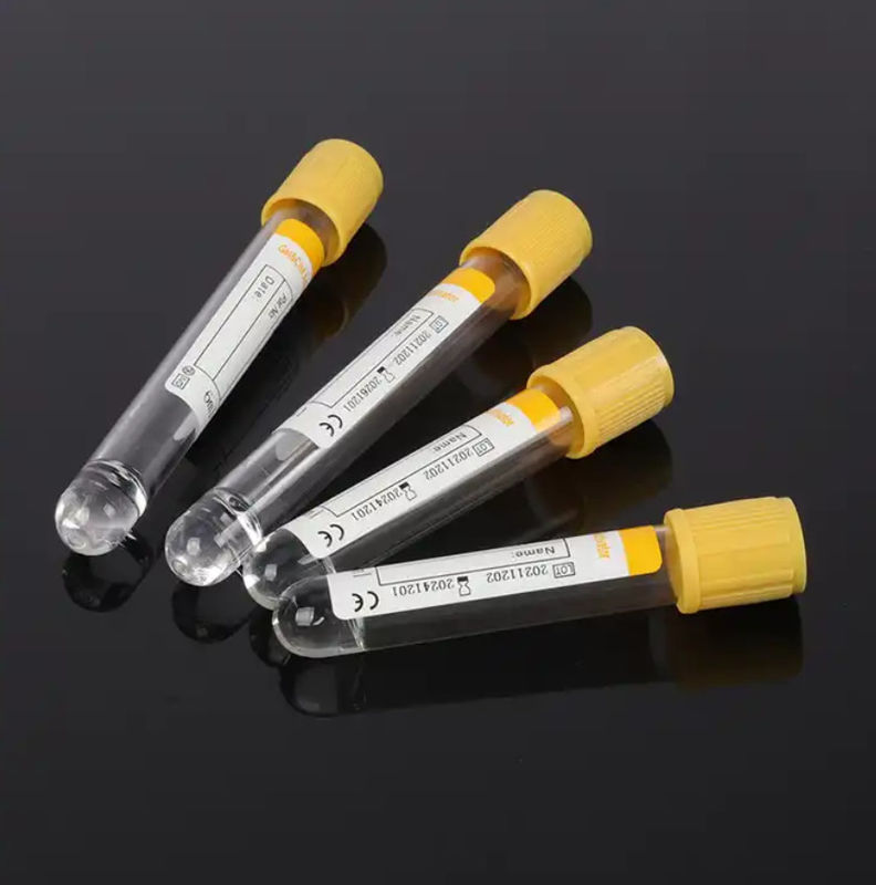 Vacuume Blood Collection Tubes  Lab Vacuum Collecting Tube for Lab Test Tubes EDTA 100 Pcs Wrap Packaging