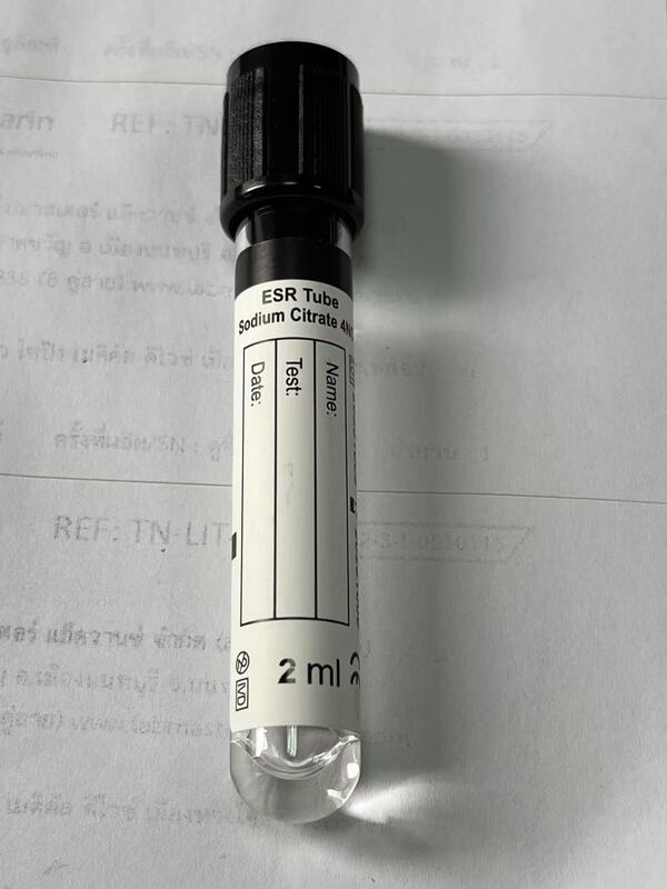 1.6ml ESR Vacuum Tube with 3.8% Sodium Citrate for Sedimentation Rate