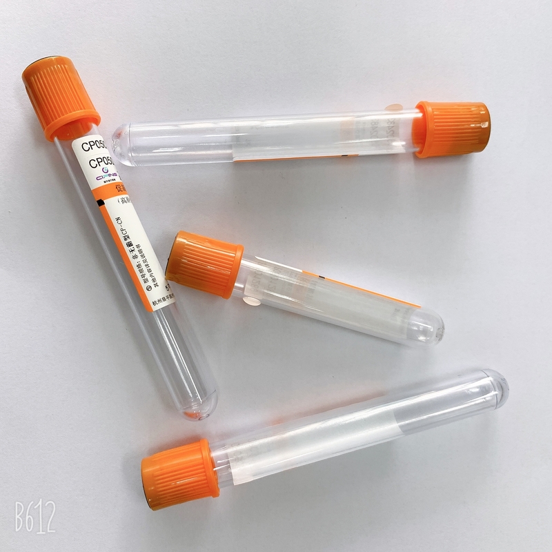 PP Glass PET Blood Test Tube Of Serum Clot Activator 4ml 5ml Hospital Use