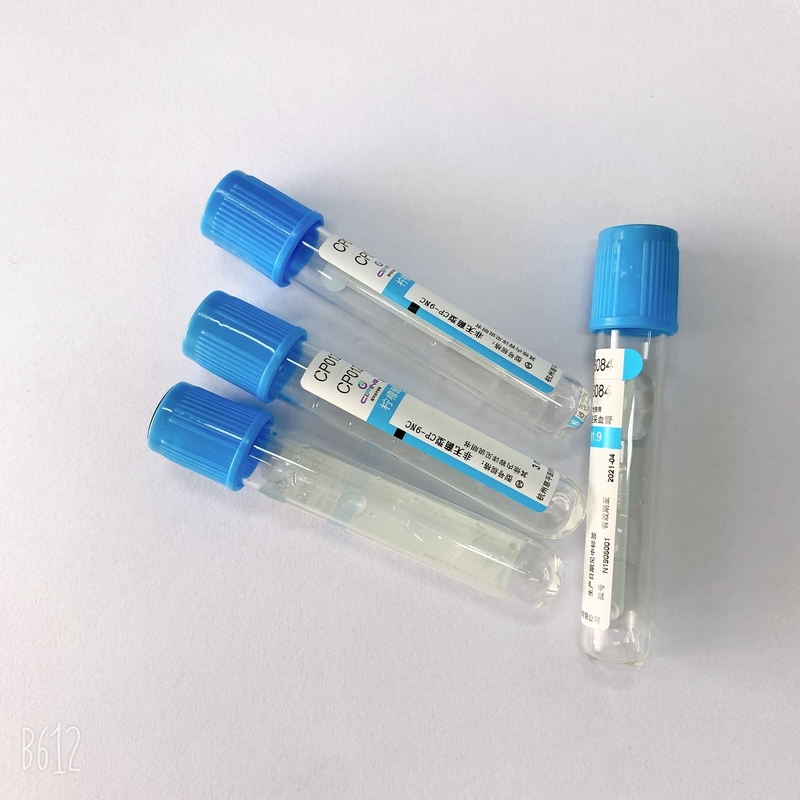 Safety  Vacuum Blood Collection Tubes   For Blood Coagulation Test