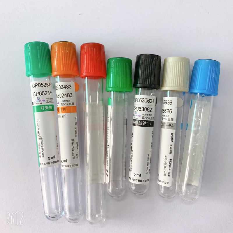 Sterile Blood Collecting Tube For Disodium Ethylenediaminetetraacetic Acid