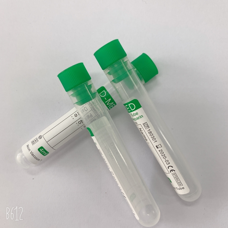 Disposable  Non Vacuum Blood Collection Tube  Pediatric Blood Collection Tubes