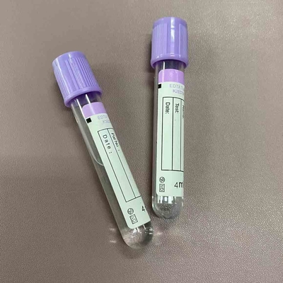 Vacuum Blood Collection EDTA Tube With Purple Cap 1ml - 10ml