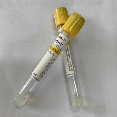 Gel Clot Activator Tube SST Tube Yellow Head Cover Medical Disposable