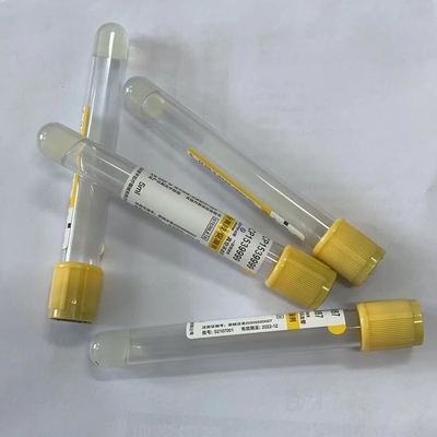 5ml Medical Disposable Vacuum Blood Collection Tube Yellow Head Cover