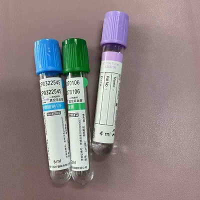 Blue Top Sodium Citrate Tube Plasma Glass Plastic 1.8ml - 8ml