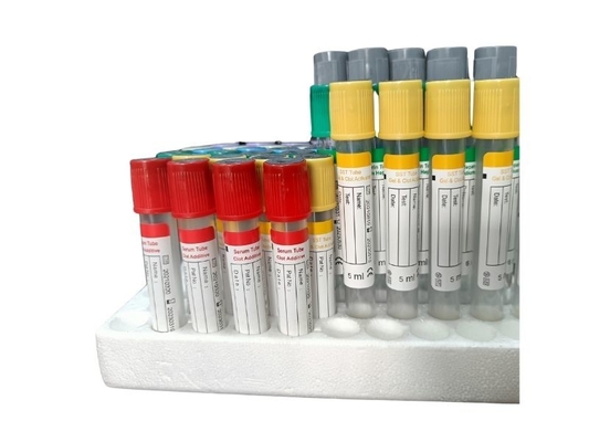 K2 K3 Vacuum Blood Test Collection Tubes Disposable Lab Pet Glass Edta