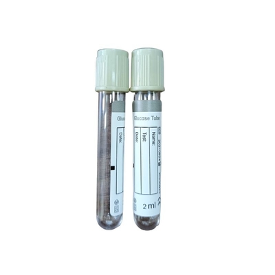 Vacuum Blood Collection Glucose Tube Grey Cap 10ml Plastic